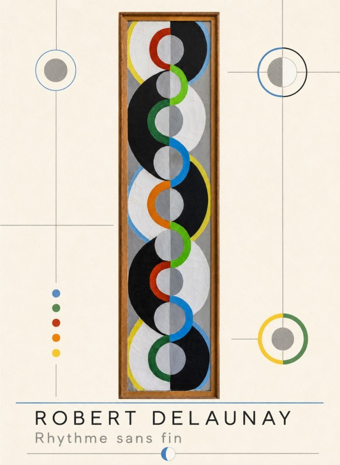 Robert Delaunay Rythme Sans Fin II No3 - Plakat