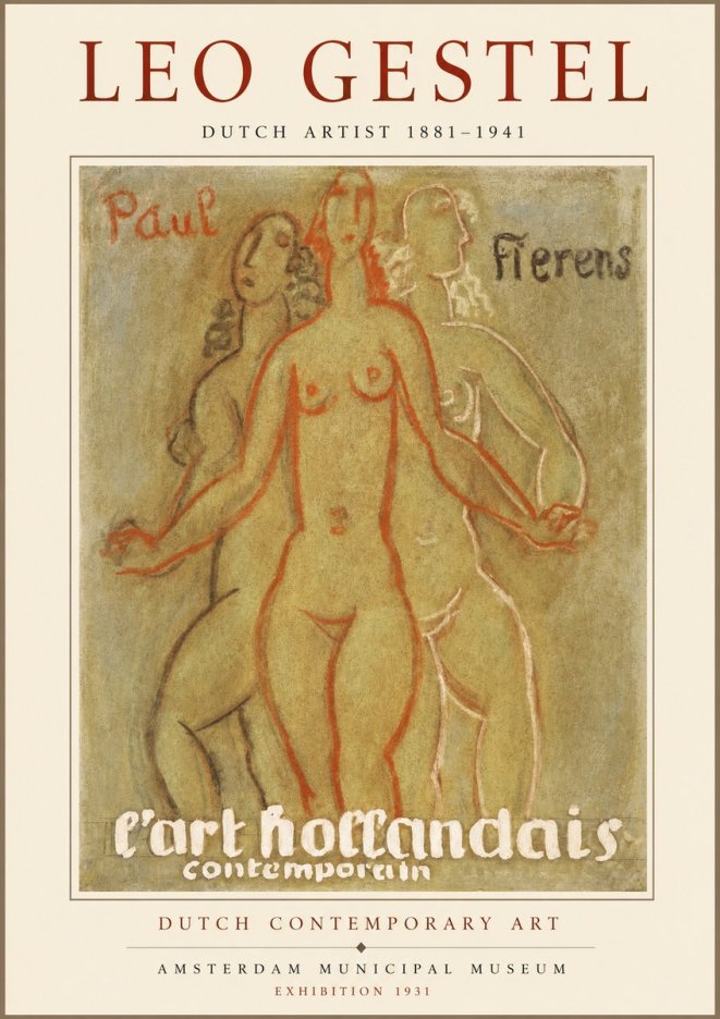 Leo Gestel L'art Hollandais Contemporain II No1 - Plakat