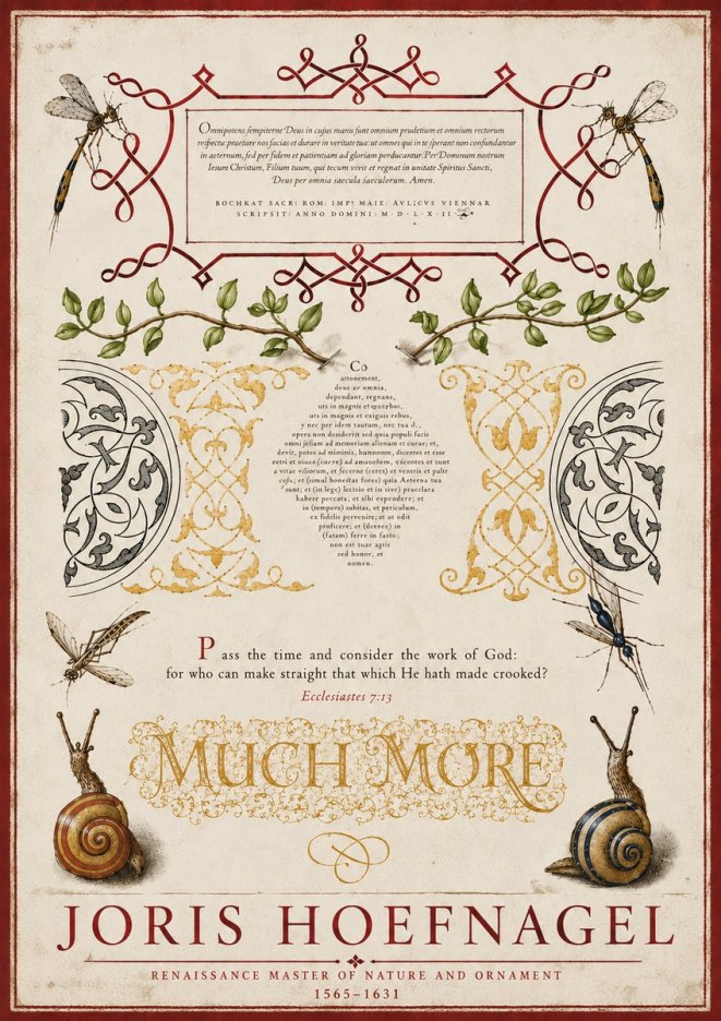 Joris Hoefnagel Memento Mori No6 - Plakat