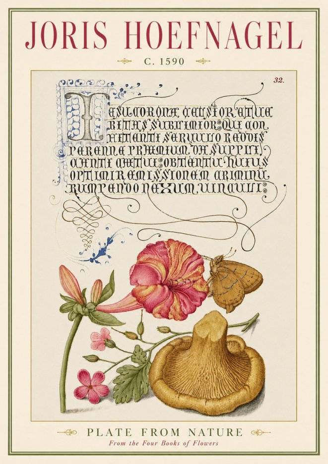Joris Hoefnagel A Study of Nature II No5 - Plakat