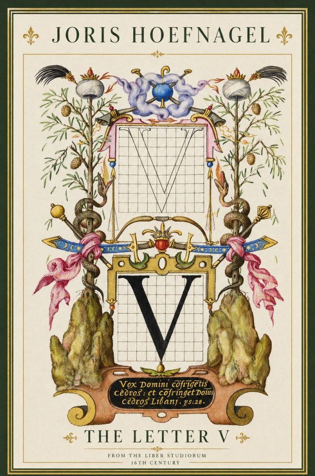 Joris Hoefnagel The Letter V No2 - Plakat