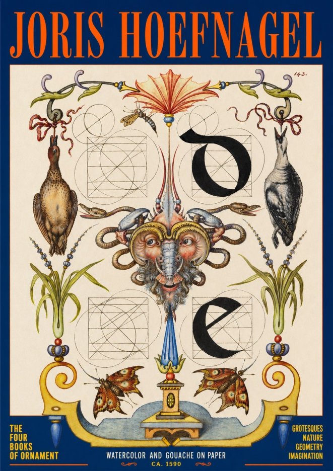 Joris Hoefnagel Ornamental Composition No2 - Plakat