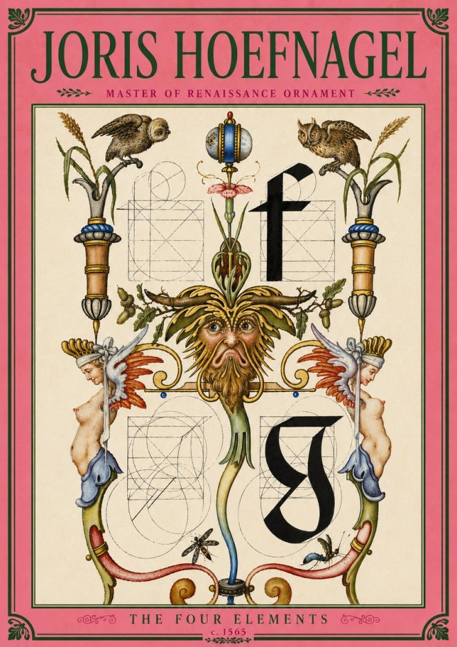 Joris Hoefnagel The Four Elements II No5 - Plakat