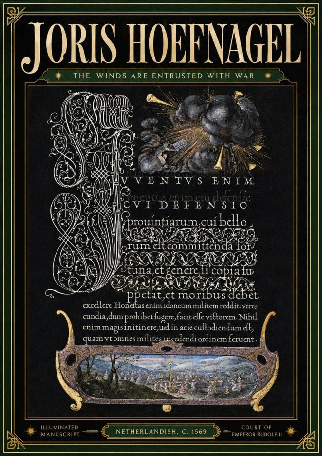 Joris Hoefnagel The Winds Are Entrusted with War No4 - Plakat