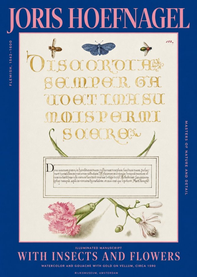 Joris Hoefnagel Laus Virtuti No5 - Plakat