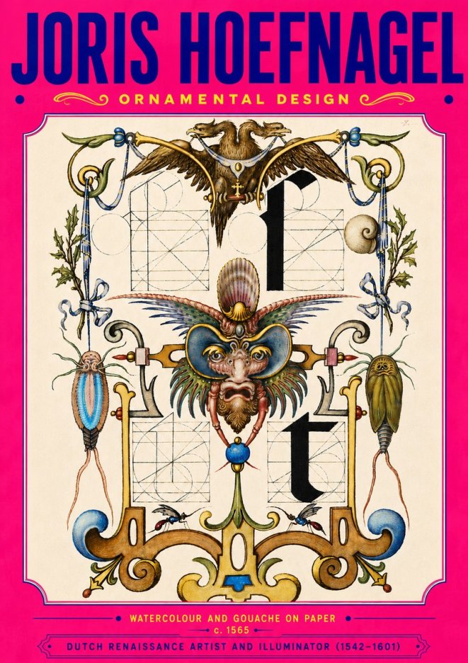 Joris Hoefnagel Ornamental Design II No5 - Plakat