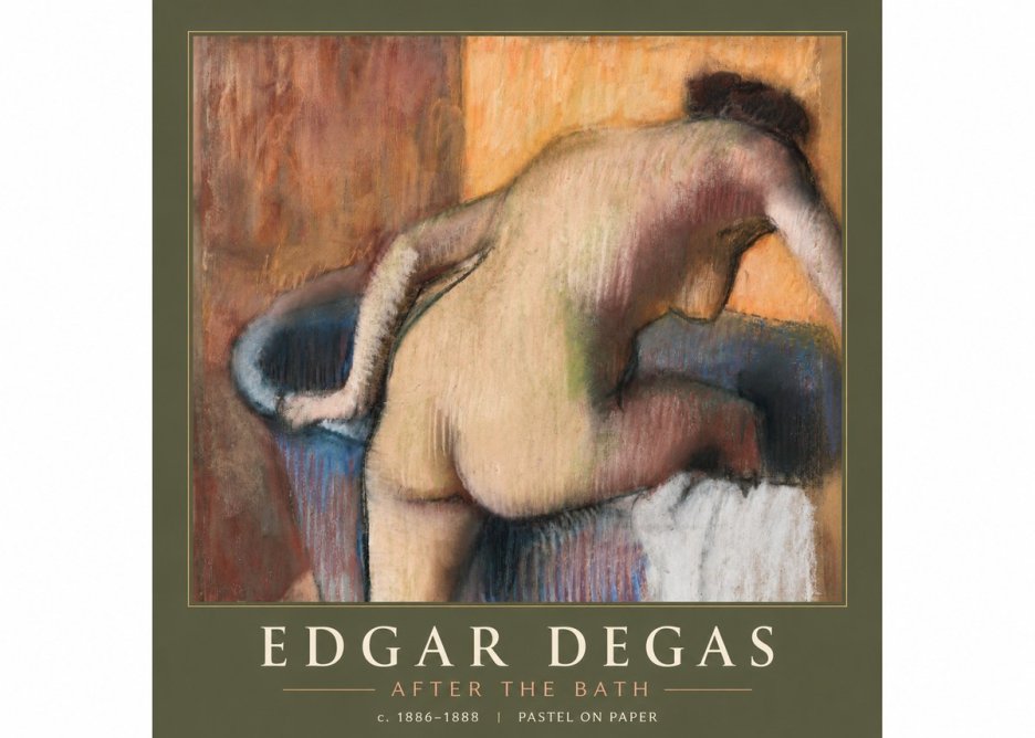 Edgar Degas After the Bath I No3 - Plakat