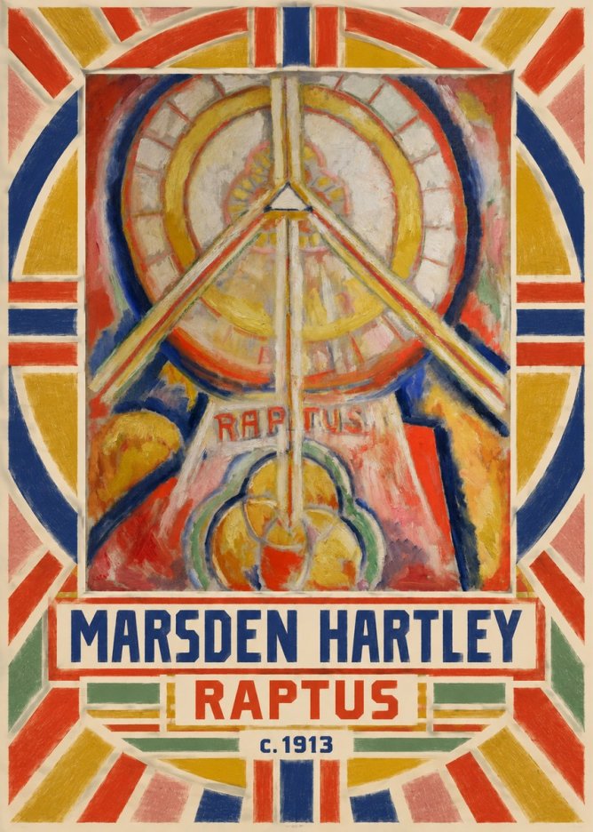 Marsden Hartley Raptus No3 - Plakat