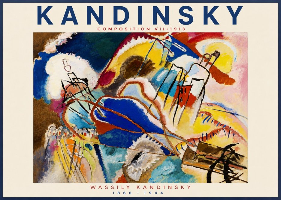 Kandinsky Composition Vii I No5 - Plakat