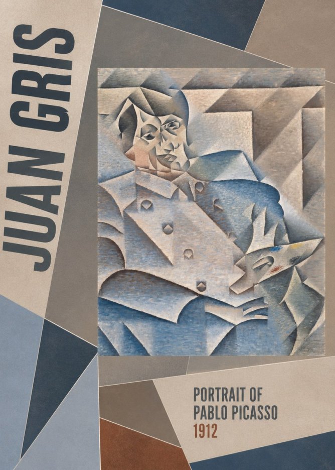 Juan Gris Portrait of Pablo Picasso No2 - Plakat