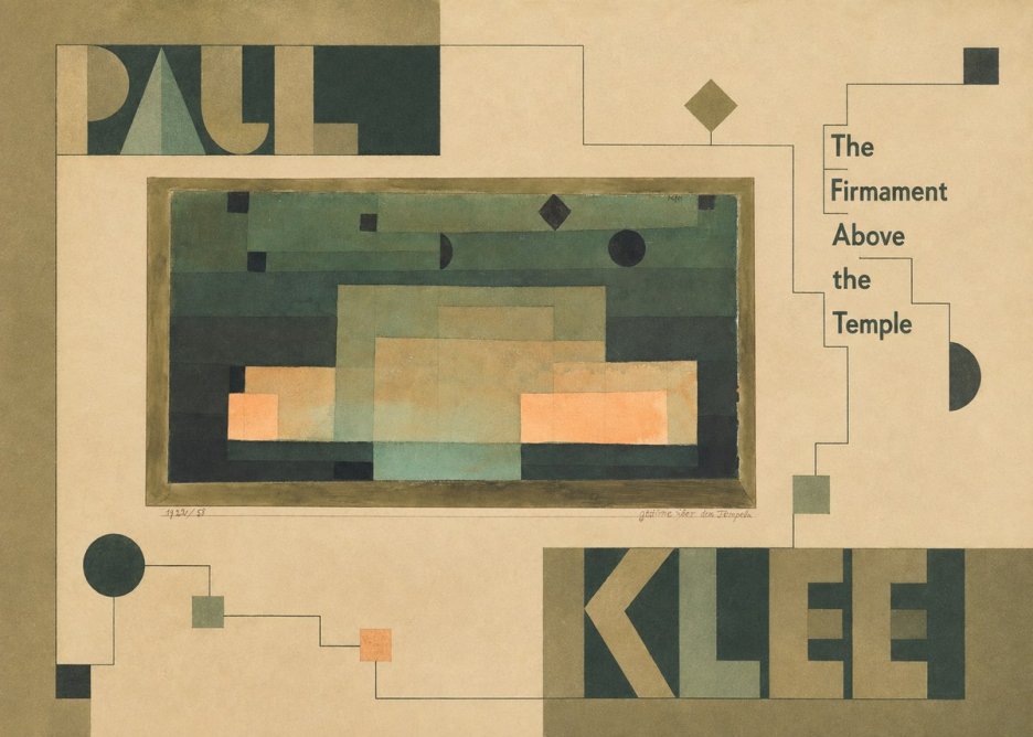 Paul Klee The Firmament Above the Temple No5 - Plakat