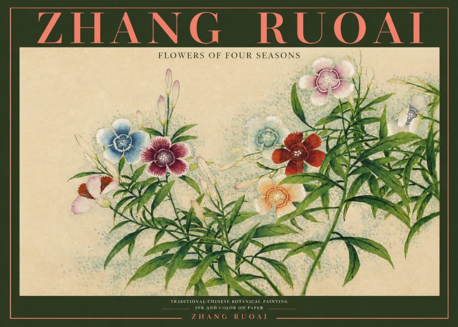 Zhang Ruoai Dianthus in Bloom No5 - Plakat