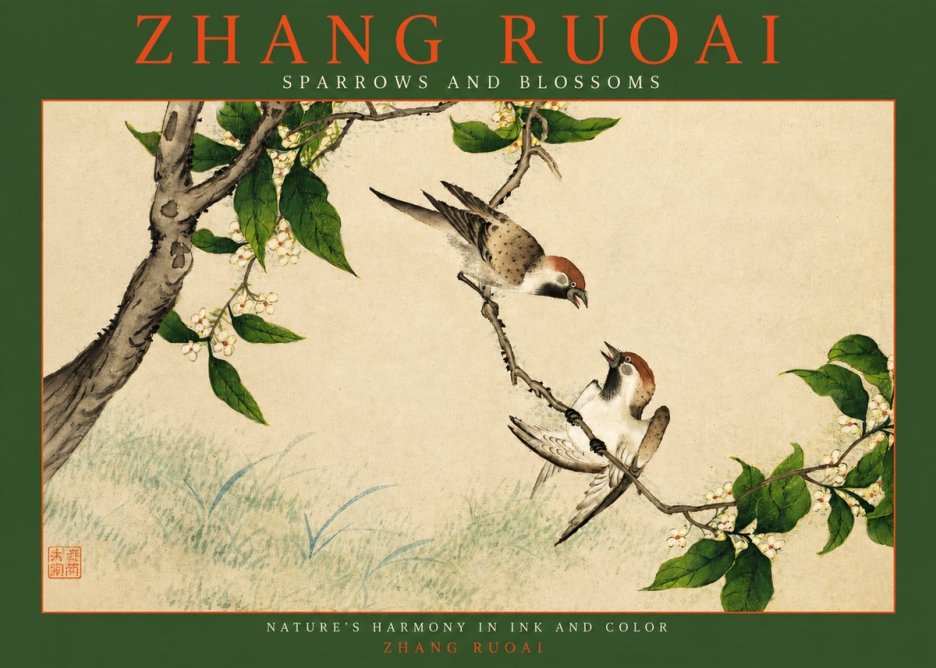 Zhang Ruoai Sparrows and Blossoms No2 - Plakat
