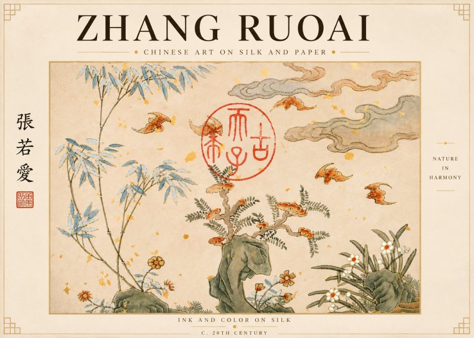 Zhang Ruoai Nature in Harmony No4 - Plakat