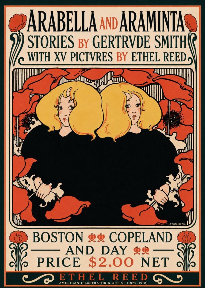 Ethel Reed Arabella and Araminta Stories No6 - Plakat