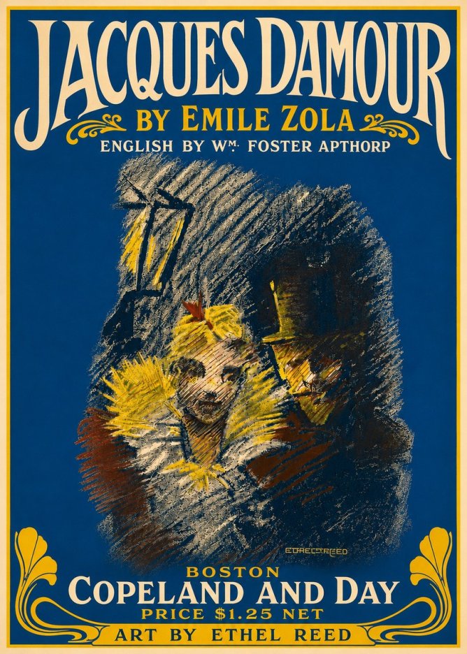Ethel Reed Jacques Damour No5 - Plakat