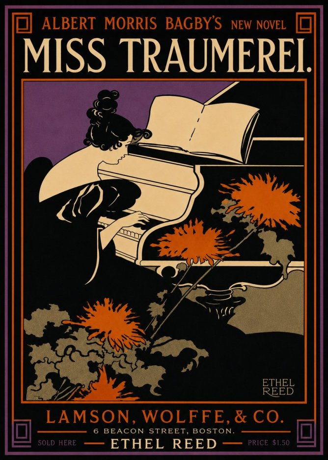 Ethel Reed Miss Traumerei. No5 - Plakat