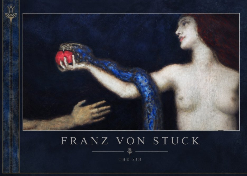 Franz von Stuck The Sin I No6 - Plakat
