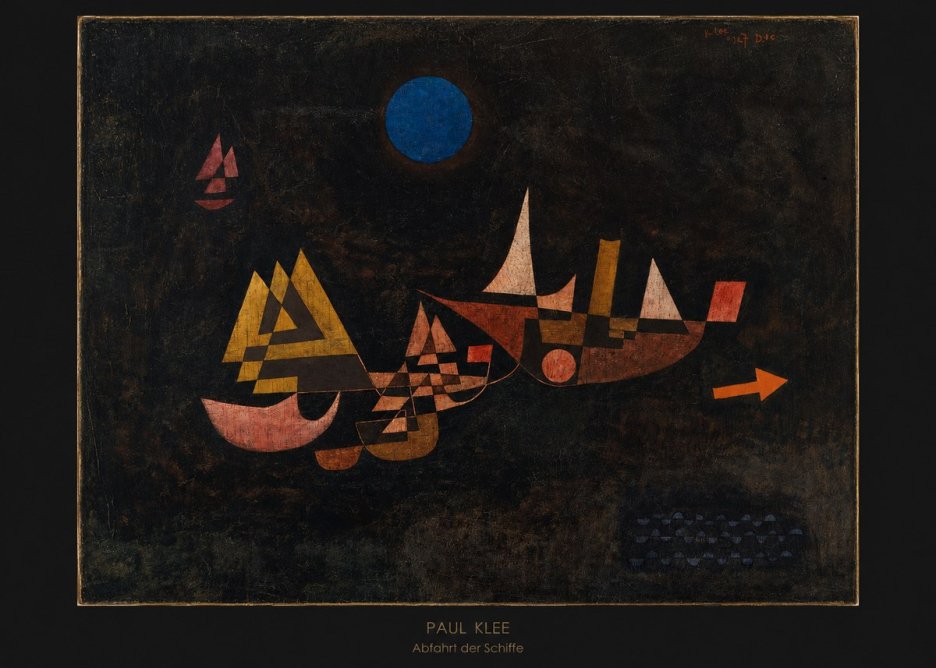 Paul Klee Abfahrt Der Schiffe No6 - Plakat