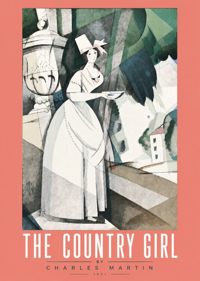 Charles Martin The Country Girl No3 - Plakat