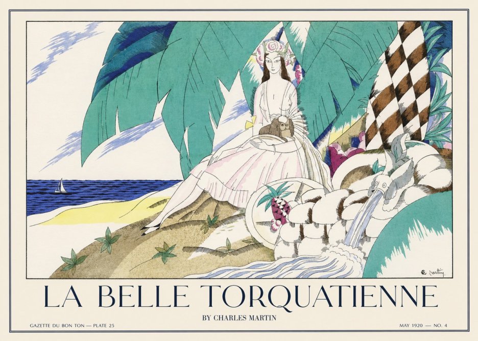 Charles Martin La Belle Torquatienne No1 - Plakat