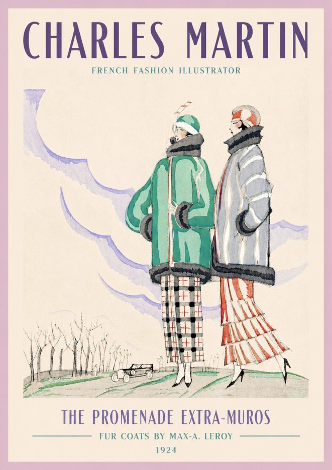 Charles Martin The Promenade Extra-muros No3 - Plakat