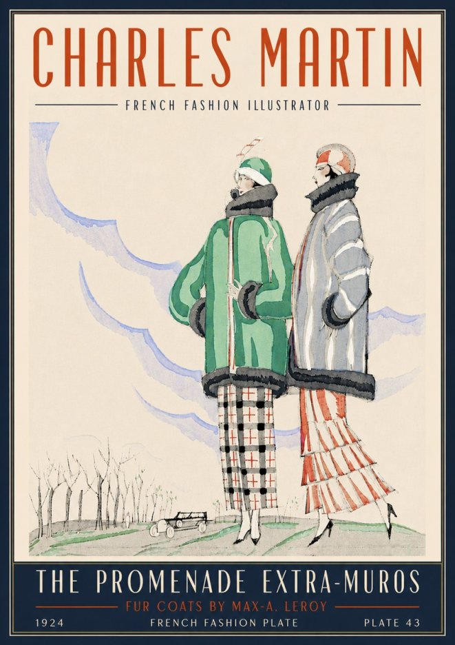 Charles Martin The Promenade Extra-muros No4 - Plakat
