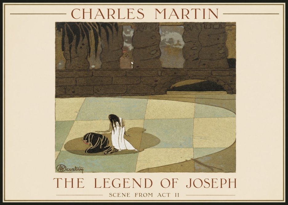 Charles Martin The Legend of Joseph - Scene from Act Ii No1 - Plakat