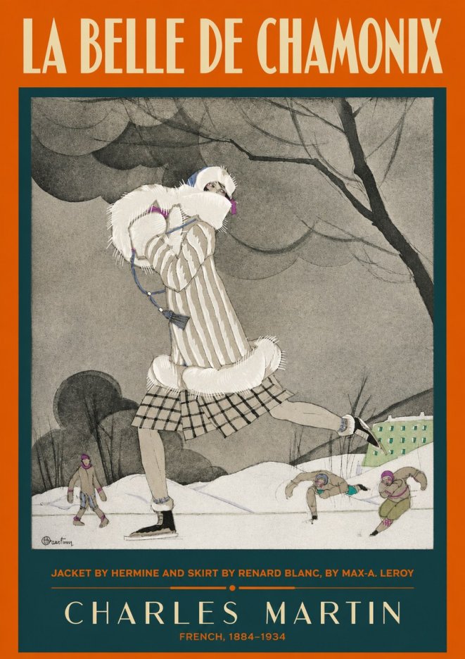 Charles Martin La Belle De Chamonix No2 - Plakat