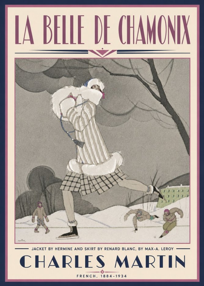Charles Martin La Belle De Chamonix No5 - Plakat