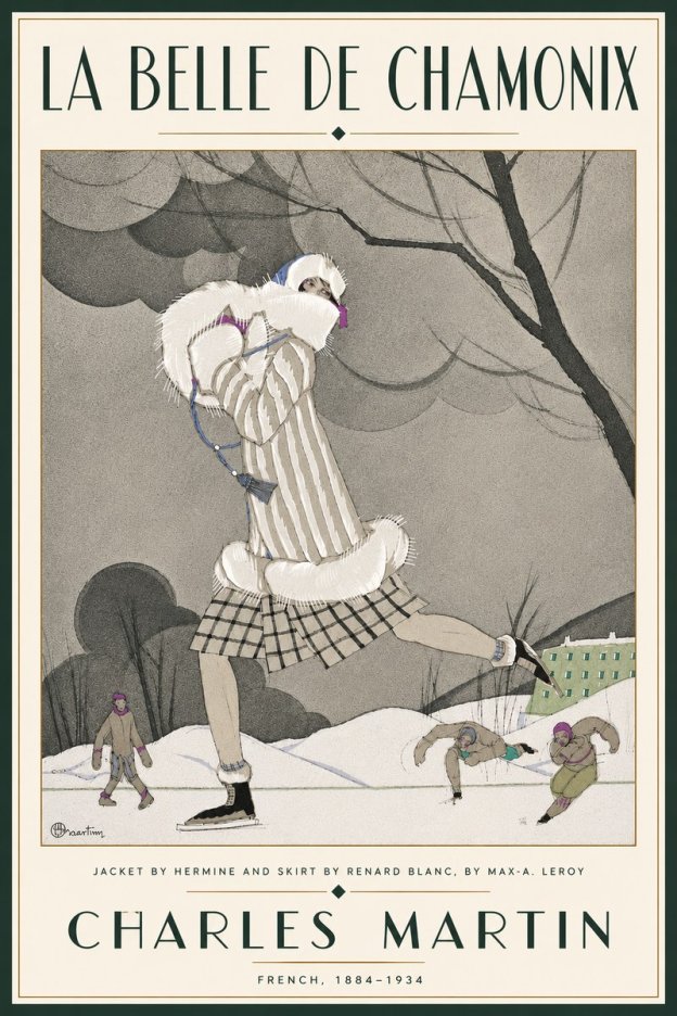 Charles Martin La Belle De Chamonix No6 - Plakat