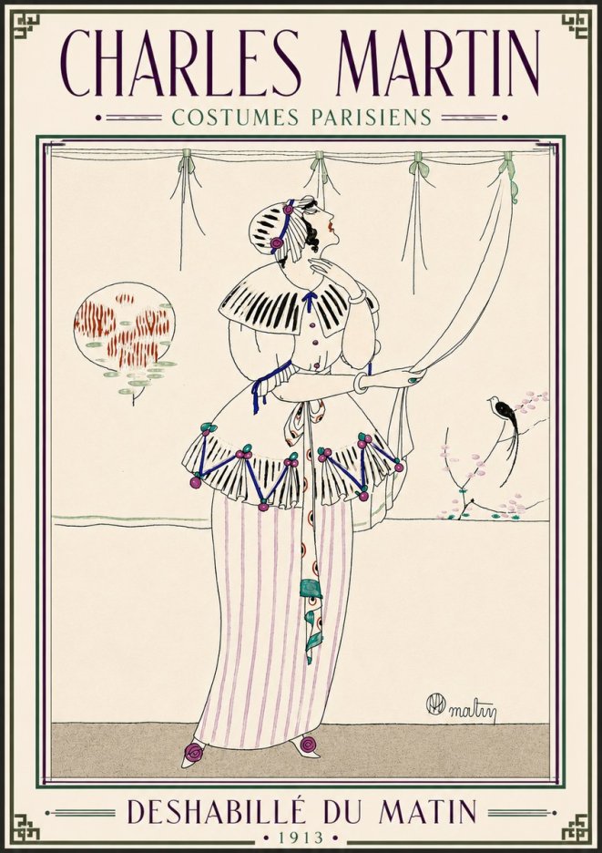 Charles Martin Deshabillé Du Matin No5 - Plakat