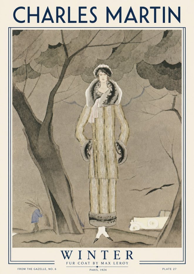 Charles Martin Winter No4 - Plakat
