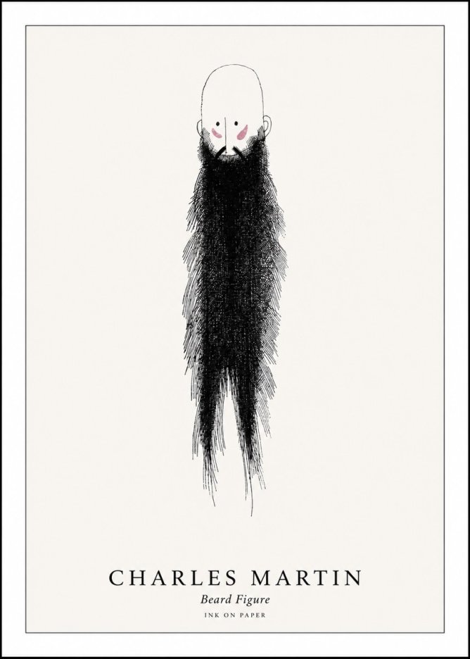 Charles Martin Beard Figure No1 - Plakat