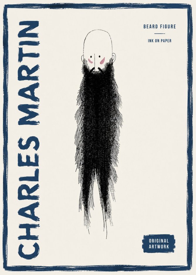 Charles Martin Beard Figure No4 - Plakat
