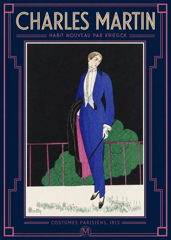 Charles Martin Habit Nouveau Par Kriegk No2 - Plakat
