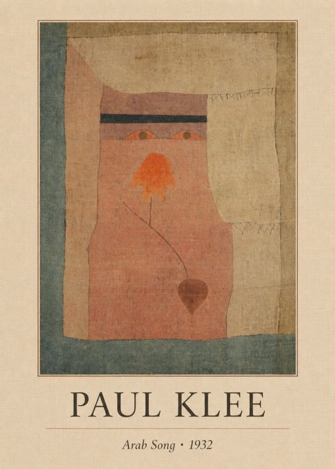 Paul Klee Arab Song No4 - Plakat