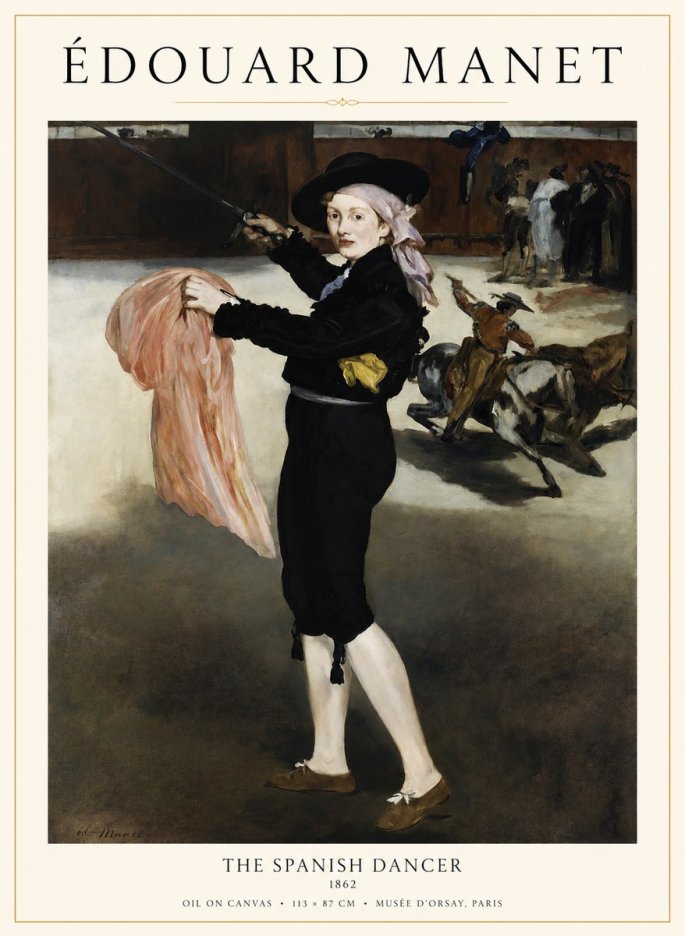 Édouard Manet The Little Bullfighter No2 - Plakat