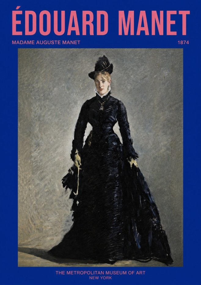 Édouard Manet Madame Auguste Manet No2 - Plakat