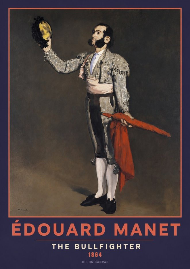 Édouard Manet The Bullfighter No3 - Plakat
