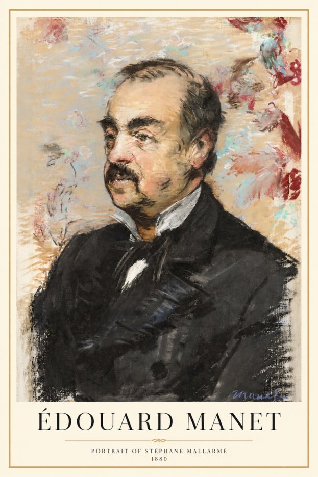 Édouard Manet Portrait of Stéphane Mallarmé I No1 - Plakat