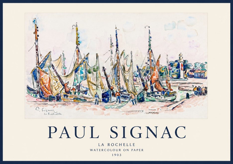 Signac La Rochelle I No1 - Plakat