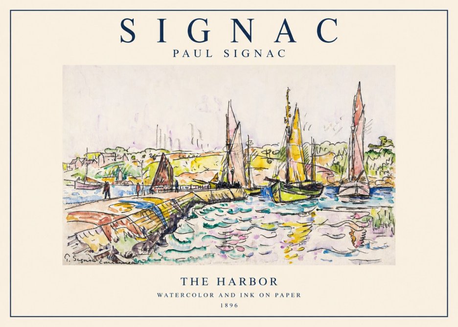 Signac The Harbor I No1 - Plakat