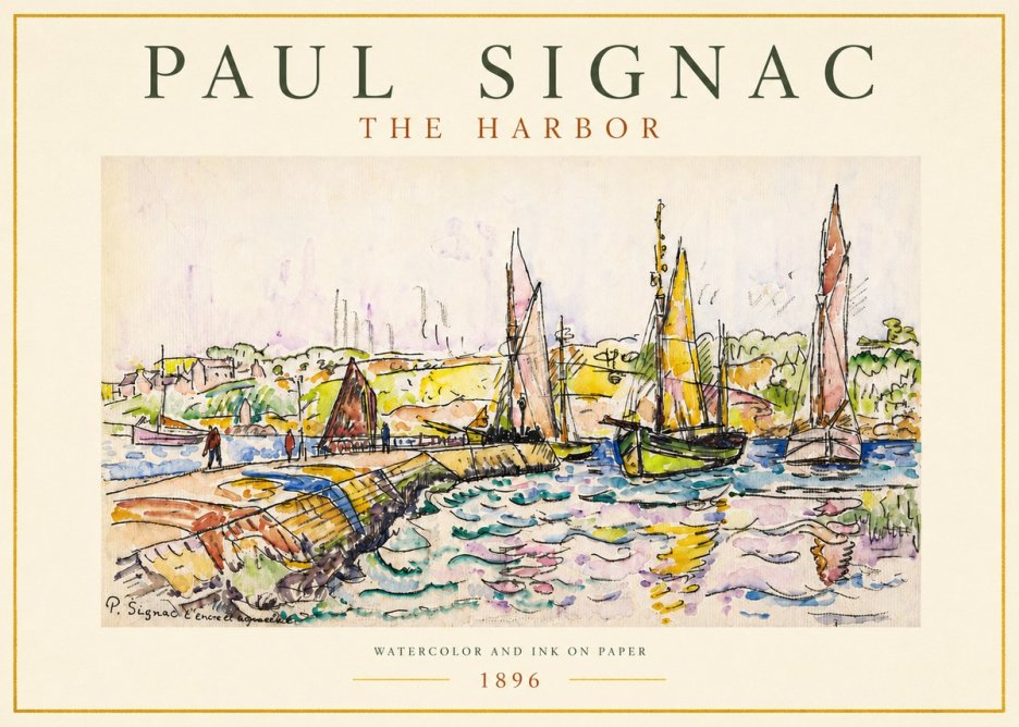 Signac The Harbor I No5 - Plakat