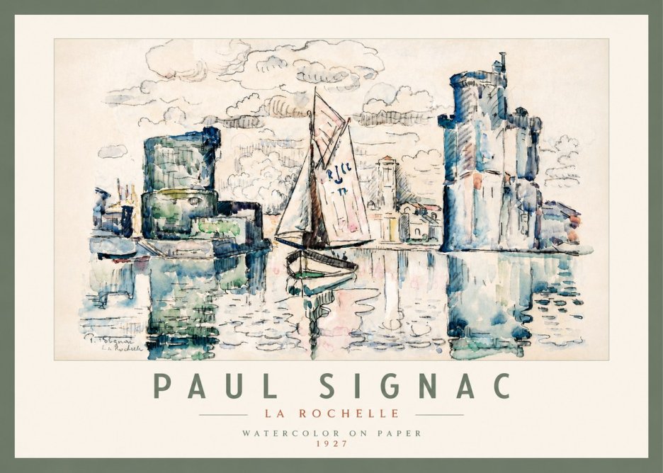Signac La Rochelle II No6 - Plakat