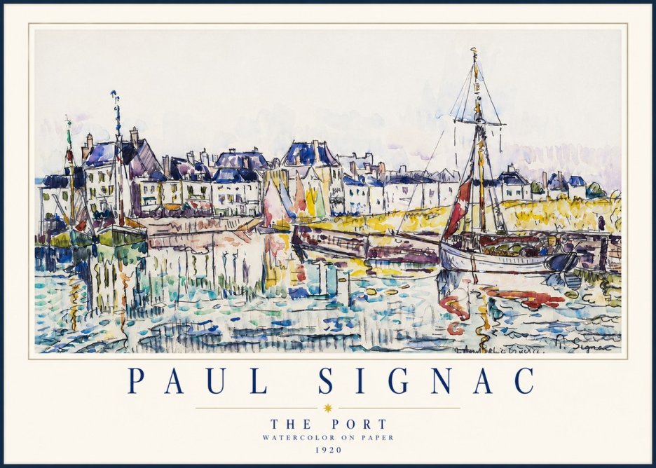 Signac The Port I No4 - Plakat