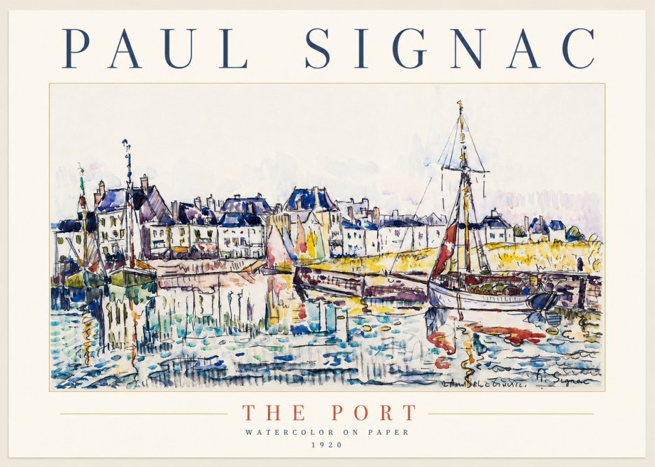 Signac The Port I No5 - Plakat
