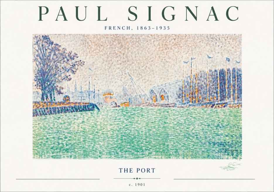 Signac The Port II No4 - Plakat