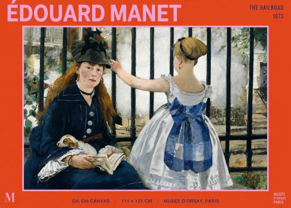 Édouard Manet The Railroad No2 - Plakat