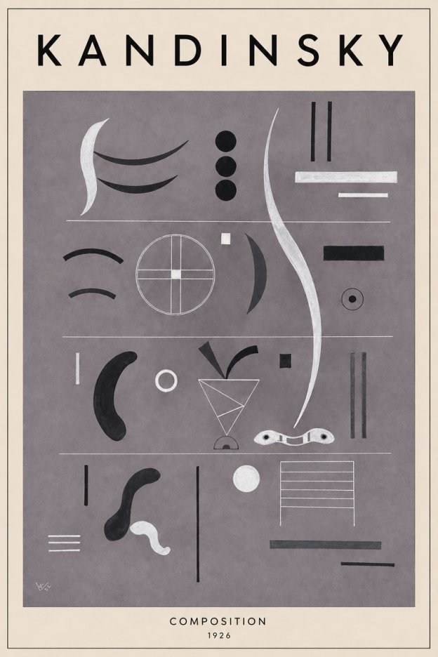 Kandinsky Composition I No2 - Plakat